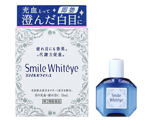 Lion Smile Whiteye японские капли для глаз с отбеливающим эффектом
